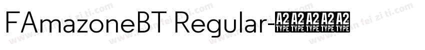 FAmazoneBT Regular字体转换